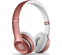 BEATS Solo 2 Wireless Bluetooth Headphones - Rose Gold